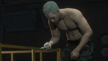 Shirtless Nikolai Zinoviev