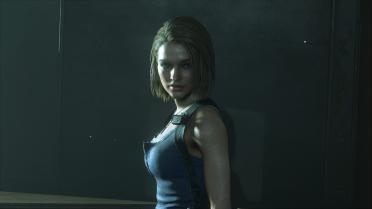 Jill's long blonde hair