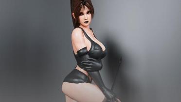 Mai Shiranui Leather Coat Smoky Makeup