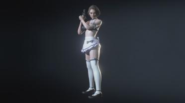 Jill Naughty Maid - Black