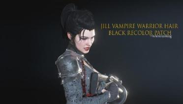 Jill Vampire Warrior Hair Black Recolor Patch