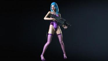 Jill Aqua Cure Patch Blue Hair