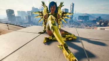 Taimanin Murasaki Costume - Wings - Hair