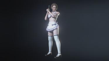 Jill Naughty Maid - White