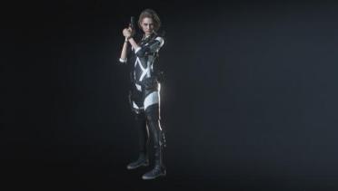 Resident Evil 3 Remake Jill Diving Dark Suit