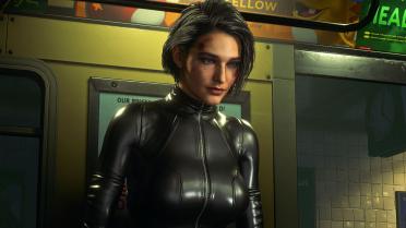 Jill - Latex Bodysuit (Jet Black)