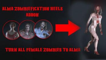 Bloody ALMA Replaces Ordinary Female Zombies