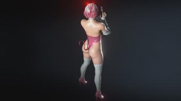 Jill Latex Demon (Pink)