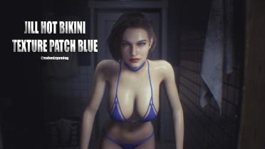 Jill Hot Bikini Dark Blue (Patch)