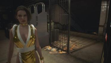 Jill Golden Fire Dance Beauty Short White Stockings Edition