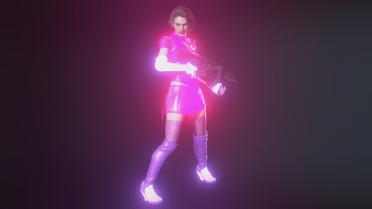 Jill Light Warrior - Peach (Patch)