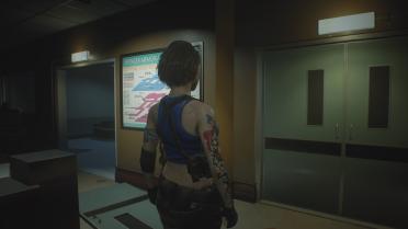 Jill with half shirt and shorts