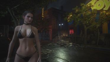 Jill Hot Bikini Solid Black (Patch)