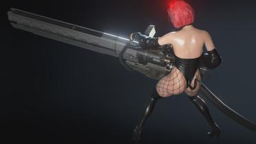 Jill Latex Demon (Black)