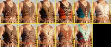 (CLOTHES) Denim Vest (Men V)