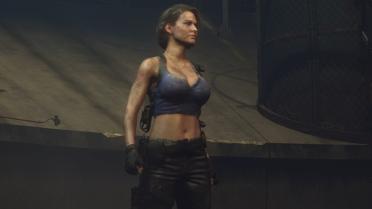 Default outfit with half shirt