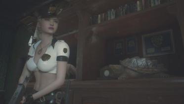 Ada & Claire black hat patrol uniform