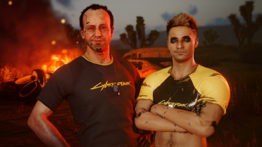 (Clothes) Cyberpunk T-shirt