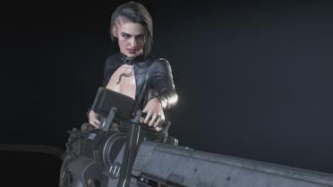 Jill Moto Dress - Nude Patch