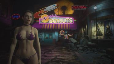 Jill Hot Bikini Dark Purple (Patch)