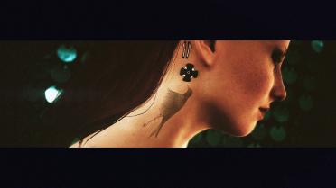 songbird face tattoo