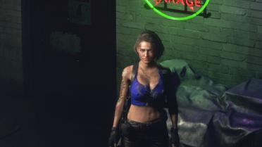 Default outfit with half shirt