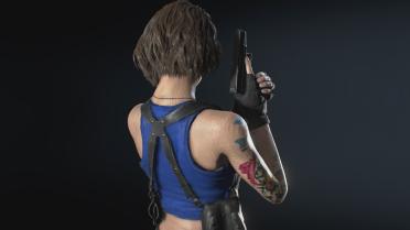 Default outfit with half shirt