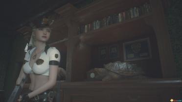 Ada & Claire black hat patrol uniform