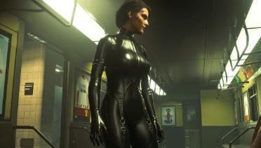 Jill - Latex Bodysuit (Jet Black)