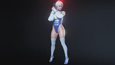 Jill Latex Demon (Blue)