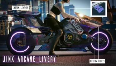 Jinx Arcane Skins and Themes