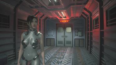 Ada & Claire Silver Gray Light Armor