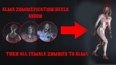 Bloody ALMA Replaces Ordinary Female Zombies