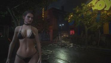 Jill Hot Bikini Solid Black (Patch)