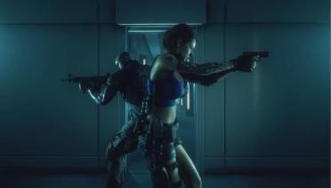 Jill with half shirt and shorts