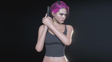 Jill Black Sexy Vest