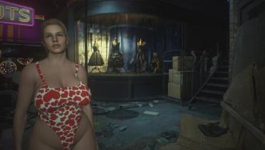 Busty Jill - Heart Bikini (Patch)