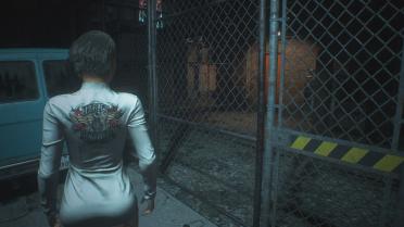 Jill Moto Dress - White Patch