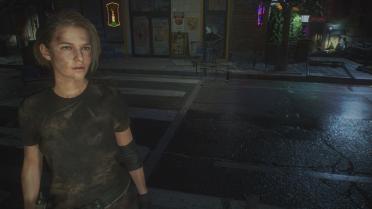 Casual Black T-Shirt (With Gloves)