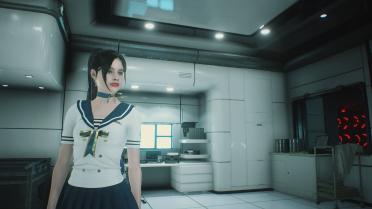 Ada & Claire Pastel Blue Navy Girl Outfit