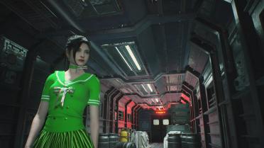 Ada & Claire Green Navy Girl Outfit