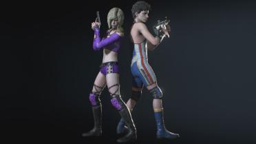 January Van Sant as Jill (Wrestler Outfit)