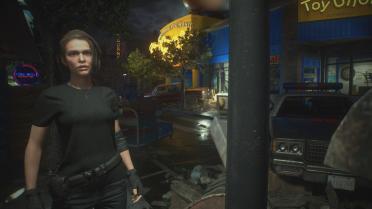 Casual Black T-Shirt (With Gloves)