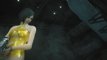 Ada & Claire Gold Rubber Sheer Shirt