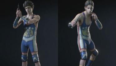Martin Sandwich as Carlos2 (Wrestler Outfit)