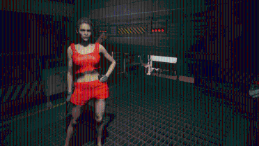 Jill Half Shirt and Shorts (Red)