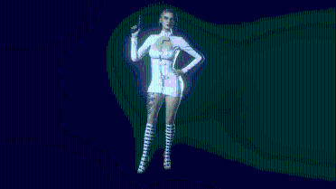 Jill Moto Dress - White and Black Patch