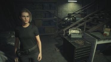 Casual Black T-Shirt (Without Gloves)