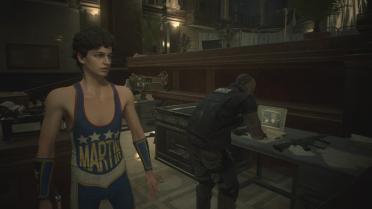 Martin Sandwich as Carlos2 (Wrestler Outfit)