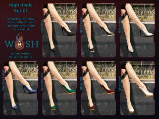 Fem V High Heels